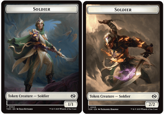 Solider (0004) // Solidier (0005) Double-Sided Token